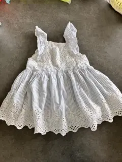 baby GAP ストライプ 刺繍 ワンピース 12-18ヶ月のサムネイル
