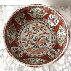 値下歓迎【未使用・美品】 有田焼　大鉢 庫山窯 金彩 桜・ザクロ・鳳凰 値下応談 有田焼 大鉢 庫山窯 金彩 桜・ザクロ・鳳凰