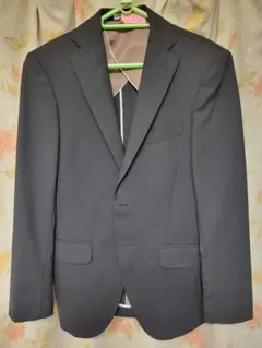 モヘヤ 混 パーソンズ セットアップ 黒 無地 ビジネス 普段使い 礼服 YA5