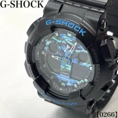 CASIO G-SHOCKG-ショックデジアナ 黒×青 GA-100-1A2 - メルカリ