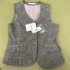 ALPHA PIER チェック柄 ベスト サイズ9