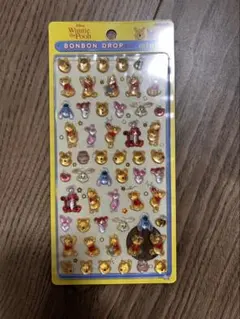 ボンボンドロップシール　ミニくまのプーさん プーさん　正規品