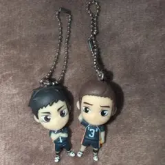 ハイキュー!! ミニフィギュアストラップ 2個セット