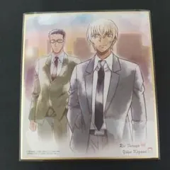 a-970 名探偵コナン 色紙アート ミニ色紙 降谷零 風見裕也 安室透