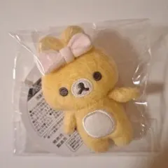 リラックマ ネオㆍリラッくじ D賞 ぬいぐるみバッジ