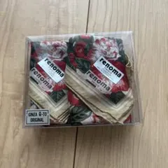 renoma 花柄ハンカチ 2枚セット