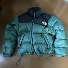 グリーン ダウンジャケット