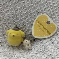 サンリオ　ポムポムプリン　フロッキーマスコット