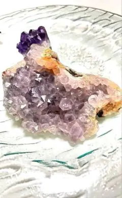 天然石 アメシスト クラスター