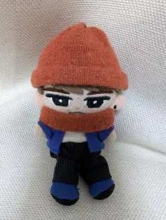 B-11 すのチル SnowMan 帽子 オレンジ　無地 スヌードマフラー