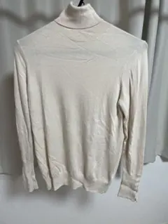 ZARA ニット金ボタン　タートルネックセーター