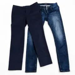 BEAMS B:MING パンツ2本セット S相当 デニム チノ W76〜78のサムネイル