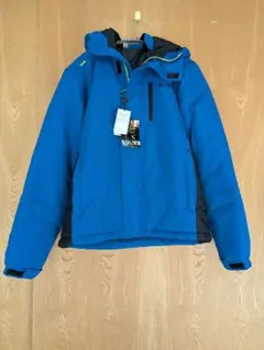 【未使用・タグ】K-SWISS アウター ナイロン 中綿 青 黒 М