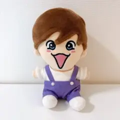 【2点セット】ちびぬい服　紫　サロペット　なにわ男子