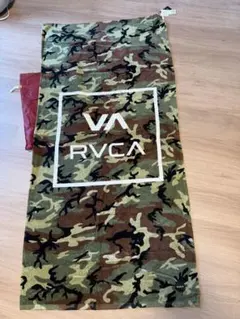 新品タグ付き　RVCA 特大　ビーチタオル カモフラージュ柄　ルカのサムネイル