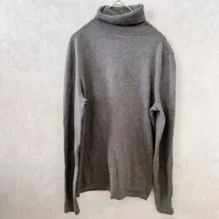 TALBOTS タルボット タートルネック ニット グレー 【M】
