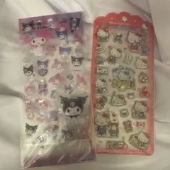 サンリオ クリアキャンディシール2枚セット