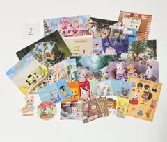 ② シルバニアファミリー シルバニア赤ちゃん ポストカード ステッカー セット