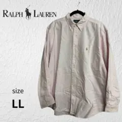 90s ラルフローレン YARMOUTH 無地 長袖 BD