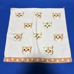 Francfranc タオル　ハンカチ 猫　ネコ　タオル　フランフラン　新品