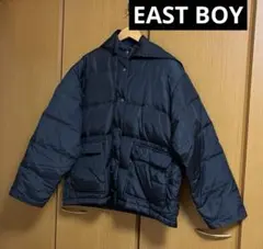 イーストボーイ　ダウンジャケット　フード付き　黒　ブラック　9号