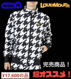 LOUDMLOUTH ラウドマウス　ボンディングブルゾン　ホワイト×ブラック　M
