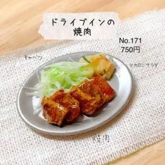 ＊ドライブインの焼肉＊No.171ミニチュアフード