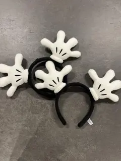 ミッキー手型カチューシャ