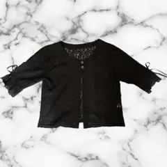 黒色 レースボレロ M~Lサイズ