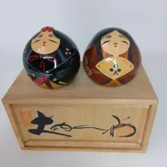 大内人形 特大 雛人形 大内塗 山口伝統工芸 共箱 大内ひな人形