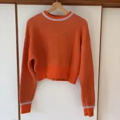 KBF バイカラーリバーシブルニット