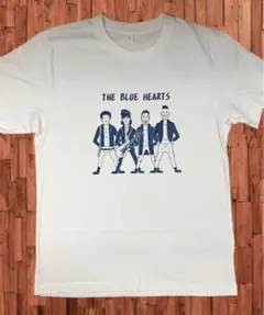 未着用　THE BLUE HEARTS Tシャツ 綿100% 白　XL 四人