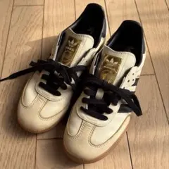 adidas SAMBA スニーカー ホワイト ブラック 26.5cm ZA01 - メルカリ