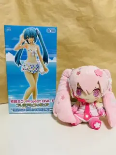 初音ミク 桜ミク ビキニ フィギュア ぬいぐるみ プライズ