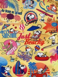 スヌーピー Just Beachy ツイール(twill) 生地