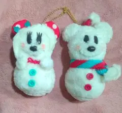 ディズニーランド☆2016年☆ミッキーミニー☆雪だるま☆スノースノー☆ぬいぐるみ