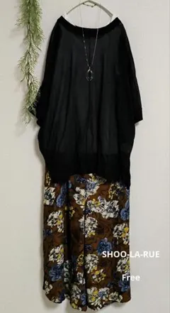 SHOO-LA-RUE 2点セット　シースルーニット　ドルマン