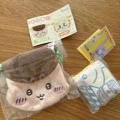 くりまんじゅう　ちいかわ×サンリオキャラクターズエコバッグ　おかお巾着