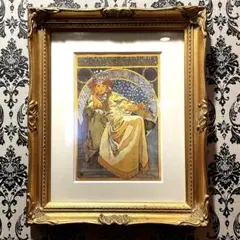 Chiko 様 専用】アルフォンス・ミュシャ 版画 額装 - メルカリ