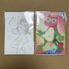 鬼滅の刃 刀鍛冶の里編 キメツ学園物語　甘露寺蜜璃　絵画ポストカードセット