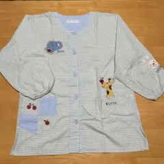 エプロン　保育園　幼稚園　スモック　割烹着　動物　長袖