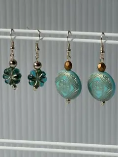 値下⭐︎ハンドメイドピアス2点セット