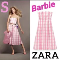 タグ付未使用　ZARA ザラ&バービーコラボ　 ワンピース（s） ピンク 完売品
