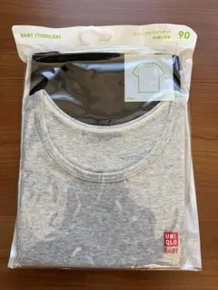 【新品未使用未開封】　UNIQLO コットンフライスインナーT 半袖 90