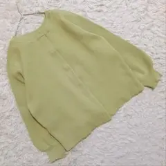 新品 『グローバルワーク』 (F) リッチライトアゼニットカーディガン ゆったり