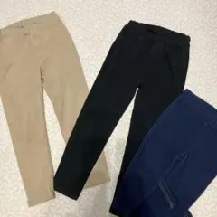 無印良品　120サイズ 3色ロングパンツセット