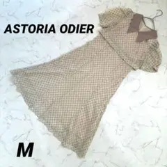 【アストリアオディール】 衿付きセットアップ風レースワンピース 襟付き 総柄