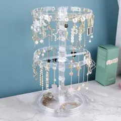 【2段】アクセサリースタンド めじるし ガチャ キーホルダー 収納