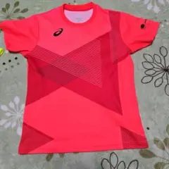 ASICS 蛍光オレンジ Tシャツ JAPAN Mサイズ