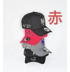 新品 エンジェルス 赤 ベースボールキャップ ニューエラー n21°